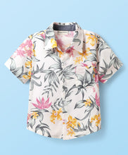 Load image into Gallery viewer, Floral Printed Half Sleeves Shirt