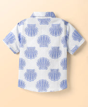 Load image into Gallery viewer, Sea Shells Printed Half Sleeves Shirt
