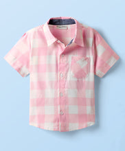 Load image into Gallery viewer, Checkered Printed Half Sleeves Shirt