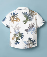 Load image into Gallery viewer, Leaves Printed Half Sleeves Shirt