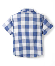 Load image into Gallery viewer, Checkered Printed Half Sleeves Shirt