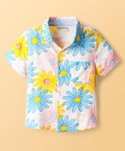 Load image into Gallery viewer, Floral Printed Half Sleeves Shirt