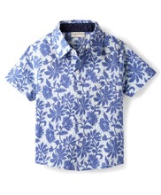 Load image into Gallery viewer, Floral Printed Cotton Woven Half Sleeves Shirt