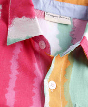 Load image into Gallery viewer, Tie and Dye Printed Woven Half Sleeves Shirt