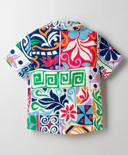 Load image into Gallery viewer, Woven Abstract Printed Half Sleeves Shirt