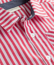 Load image into Gallery viewer, Woven Striped Printed Half Sleeves Shirt