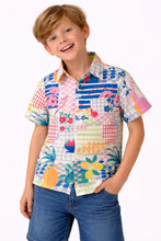 Load image into Gallery viewer, Cotton Woven Abstract Half Sleeves Shirt