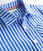 Load image into Gallery viewer, Woven Striped Printed Half Sleeves Shirt