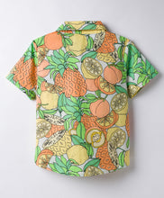 Load image into Gallery viewer, Cotton Fruit Splash Printed Half Sleeves Shirt