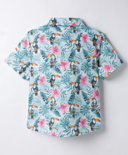 Load image into Gallery viewer, Cotton Woven Forest Printed Half Sleeves Shirt
