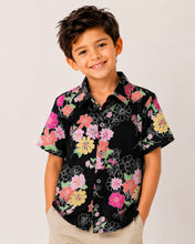 Load image into Gallery viewer, Woven Floral Printed Half Sleeves Shirt