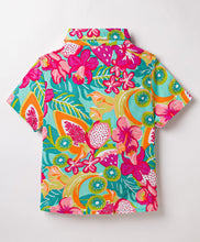 Load image into Gallery viewer, Woven Floral Printed Half Sleeves Shirt