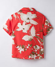 Load image into Gallery viewer, Woven Floral Printed Half Sleeves Shirt