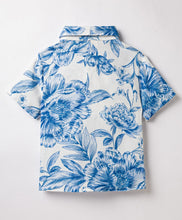 Load image into Gallery viewer, Woven Floral Printed Half Sleeves Shirt