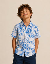 Load image into Gallery viewer, Woven Floral Printed Half Sleeves Shirt