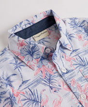 Load image into Gallery viewer, Cotton Woven Palm Trees Half Sleeves Shirt