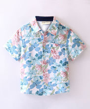 Load image into Gallery viewer, Floral Printed Half Sleeves Shirt