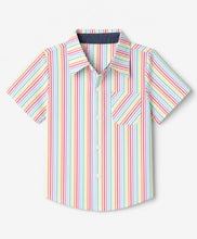 Load image into Gallery viewer, Cotton Striped Printed Half Sleeves Shirt