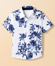 Load image into Gallery viewer, Cotton Floral Printed Half Sleeves Shirt
