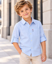Load image into Gallery viewer, Cotton Woven Solid Full Sleeves Shirt