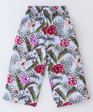 Load image into Gallery viewer, Floral Printed Crop Shirt Palazzo Set