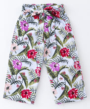 Load image into Gallery viewer, Floral Printed Crop Shirt Palazzo Set