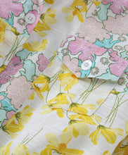 Load image into Gallery viewer, Floral Printed Crop Shirt Palazzo Set