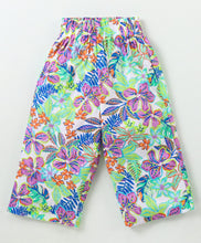 Load image into Gallery viewer, Floral Printed Crop Shirt Palazzo Set