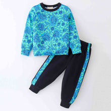 Load image into Gallery viewer, Floral Printed Top with Coordinating Joggers Set