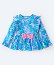Load image into Gallery viewer, Floral Printed Frilled Top Palazzo Co-ord Set