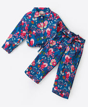 Load image into Gallery viewer, Floral Printed Shirt Palazzo Co-ord Set