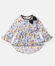 Load image into Gallery viewer, Butterfly Printed Frilled Top Leggings Set