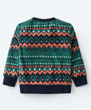 Load image into Gallery viewer, Jacquard Polar Fleece Sweatshirt Jogger Set