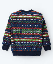 Load image into Gallery viewer, Jacquard Polar Fleece Sweatshirt Jogger Set