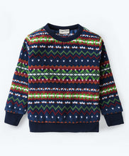 Load image into Gallery viewer, Jacquard Polar Fleece Sweatshirt Jogger Set