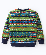 Load image into Gallery viewer, Jacquard Polar Fleece Sweatshirt Jogger Set