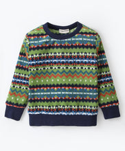 Load image into Gallery viewer, Jacquard Polar Fleece Sweatshirt Jogger Set