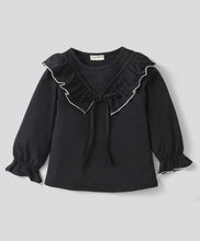 Load image into Gallery viewer, Solid Frilled Top Hearts Palazzo Set