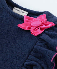 Load image into Gallery viewer, Solid Polar Fleece Frilled Dress Leggings Set