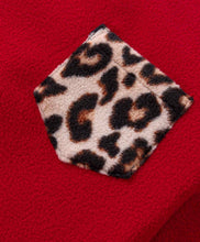 Load image into Gallery viewer, Solid Polar Fleece Sweatshirt Jogger Set - Red