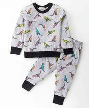 Load image into Gallery viewer, Dinosaur Printed Tshirt Jogger Co-ord Set
