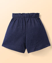 Load image into Gallery viewer, Polka Frilled Top Belted Shorts Set
