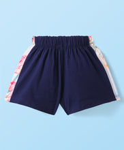 Load image into Gallery viewer, Floral Printed Color Block Crop Top Shorts Set