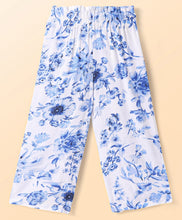 Load image into Gallery viewer, Floral Printed Crop Shirt Belted Palazzo Set