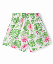 Load image into Gallery viewer, Solid Layered Straped Top Floral Belted Short Set