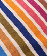 Load image into Gallery viewer, Multicolor Stripes Printed Cotton Tshirt Jogger Set
