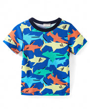 Load image into Gallery viewer, Whales Printed Cotton Tshirt Jogger Set