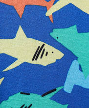 Load image into Gallery viewer, Whales Printed Cotton Half Sleeves Tshirt Short Set