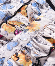 Load image into Gallery viewer, Butterfly Printed Frilled Crop Cotton Top Short Set