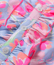 Load image into Gallery viewer, Floral Printed Frilled Crop Cotton Top Short Set